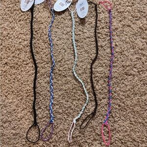 Vibrant Braided Hair Ties Set